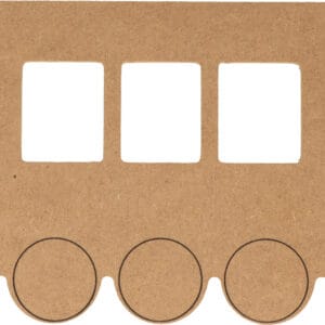Silhouette wagon 11,5x15 cm - MDF - Silhwood