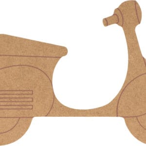 Silhouette moto 10x15 cm - MDF - Silhwood