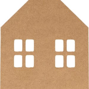 Silhouette maison 11x15 cm - MDF - Silhwood