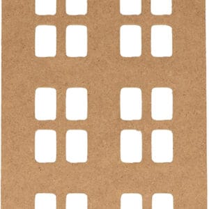 Silhouette maison 10x20 cm - MDF - Silhwood