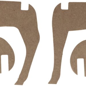 Silhouette 3D cerf 27x40 cm - MDF - Silhwood