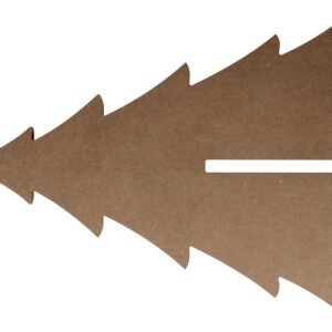 Silhouette 3D sapin 34x40 cm - MDF - Silhwood