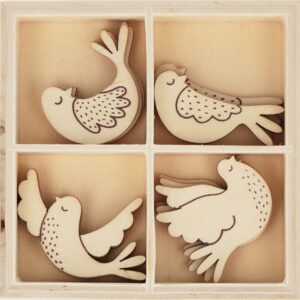 4x3 silhouettes en bois colombes - Artemio