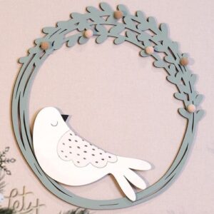 Silhouetts en bois couronne - Artemio