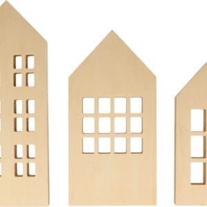 3 maisons en bois - Artemio