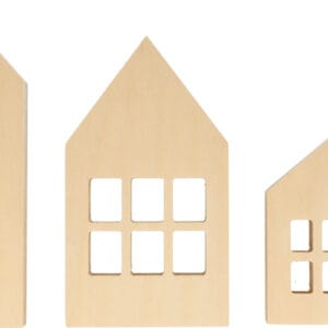 3 maisons en bois - Artemio