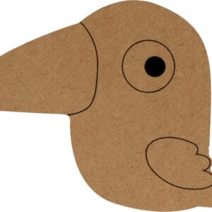 Silhouette corbeau 15x10 cm - MDF - Silhwood