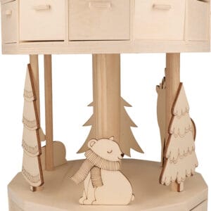 Calendrier de l'Avent manège 28x41x28 cm - Artemio