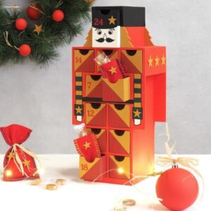 Calendrier de l'Avent casse-noisette 17x37,5x12,5 cm - Artemio