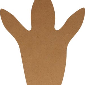 Silhouette patte 20x25 cm - MDF - Silhwood