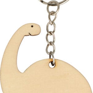 Porte-clésen bois  dino - Artemio