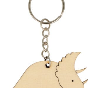 Porte-clés en bois dino - Artemio