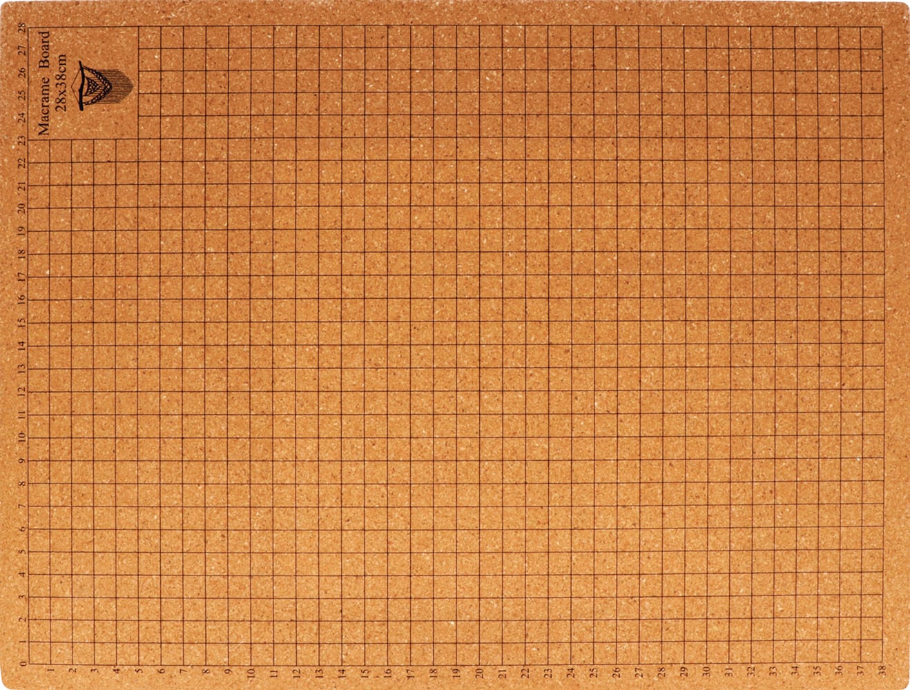 Plateforme macramé R/V en liège 30x40,5 cm - Artemio