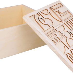 Boite de rangement en bois 18x9 cm - Artemio