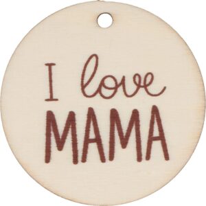 2 silhouettes en bois mama papa 6 cm - Artemio