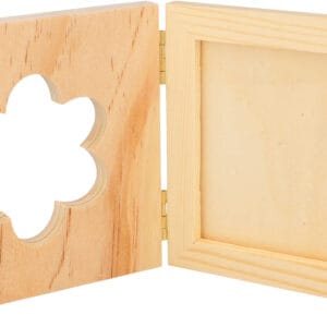 Cadre photo en bois fleur 25x12,5 cm - Artemio