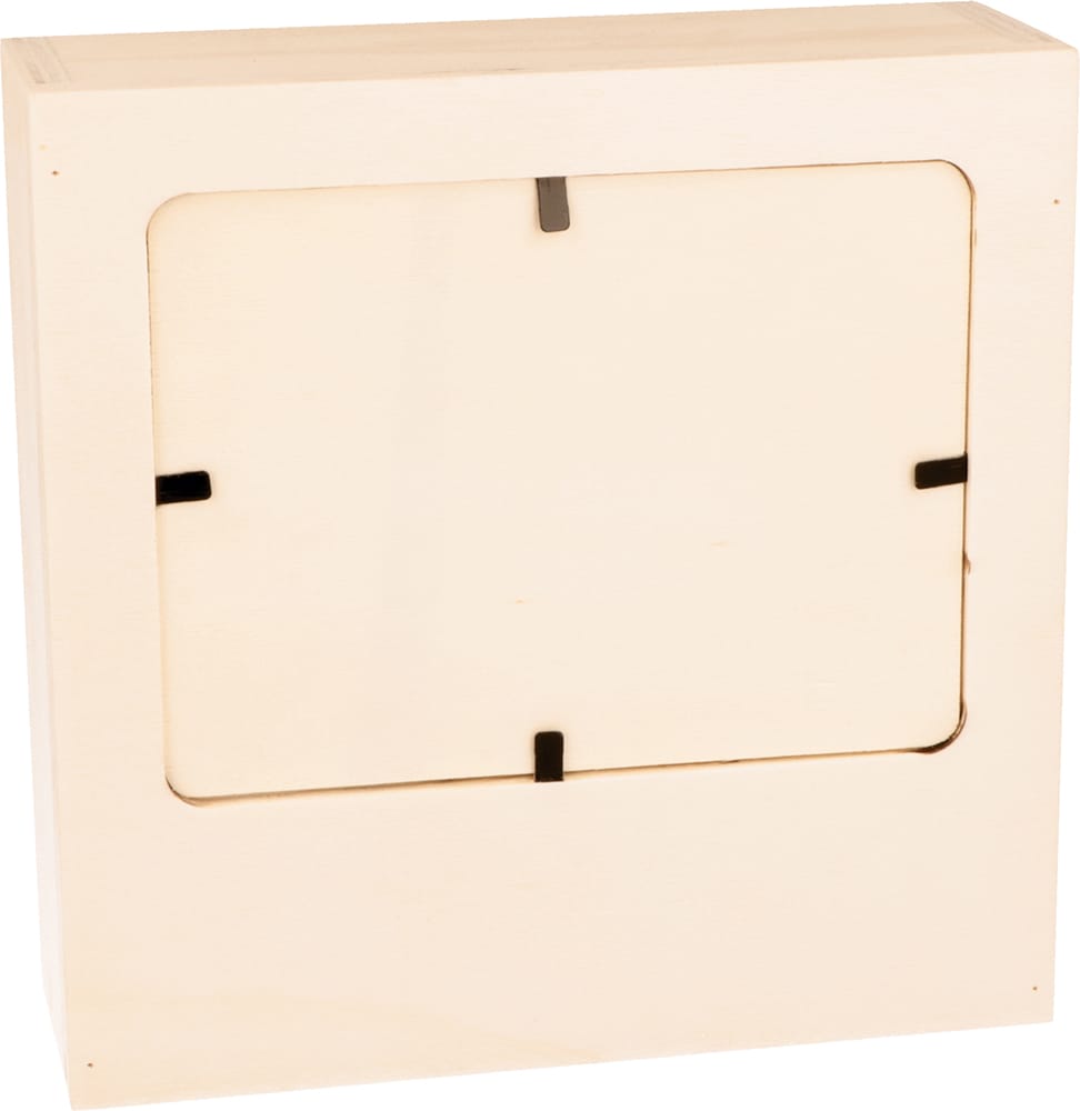 Cadre vitrine 3D maman en bois 15x15 cm - Artemio