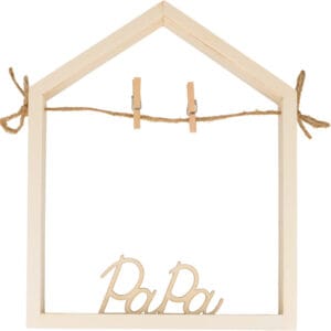 Cadre 3D papa en bois 15,3x19 cm - Artemio