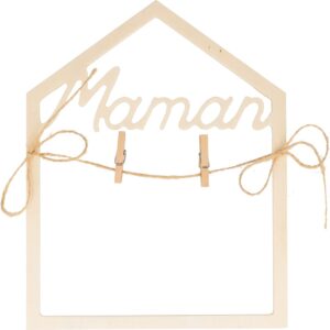 Cadre 2D maman en bois 15x19 cm - Artemio