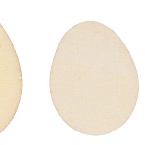 30 silhouettes oeufs en bois - Artemio
