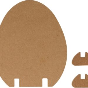 Silhouette 3D oeuf 13x15 cm - MDF - Silhwood