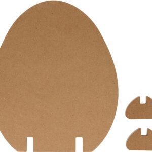 Silhouette 3D oeuf 17x20 cm - MDF - Silhwood