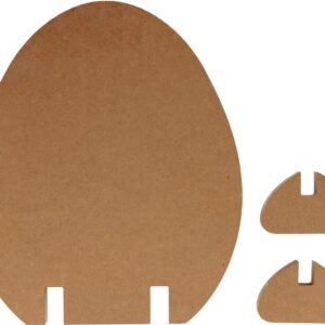 Silhouette 3D oeuf 21x25 cm - MDF - Silhwood