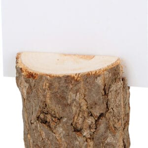 6 porte-noms tronc en bois - Artemio