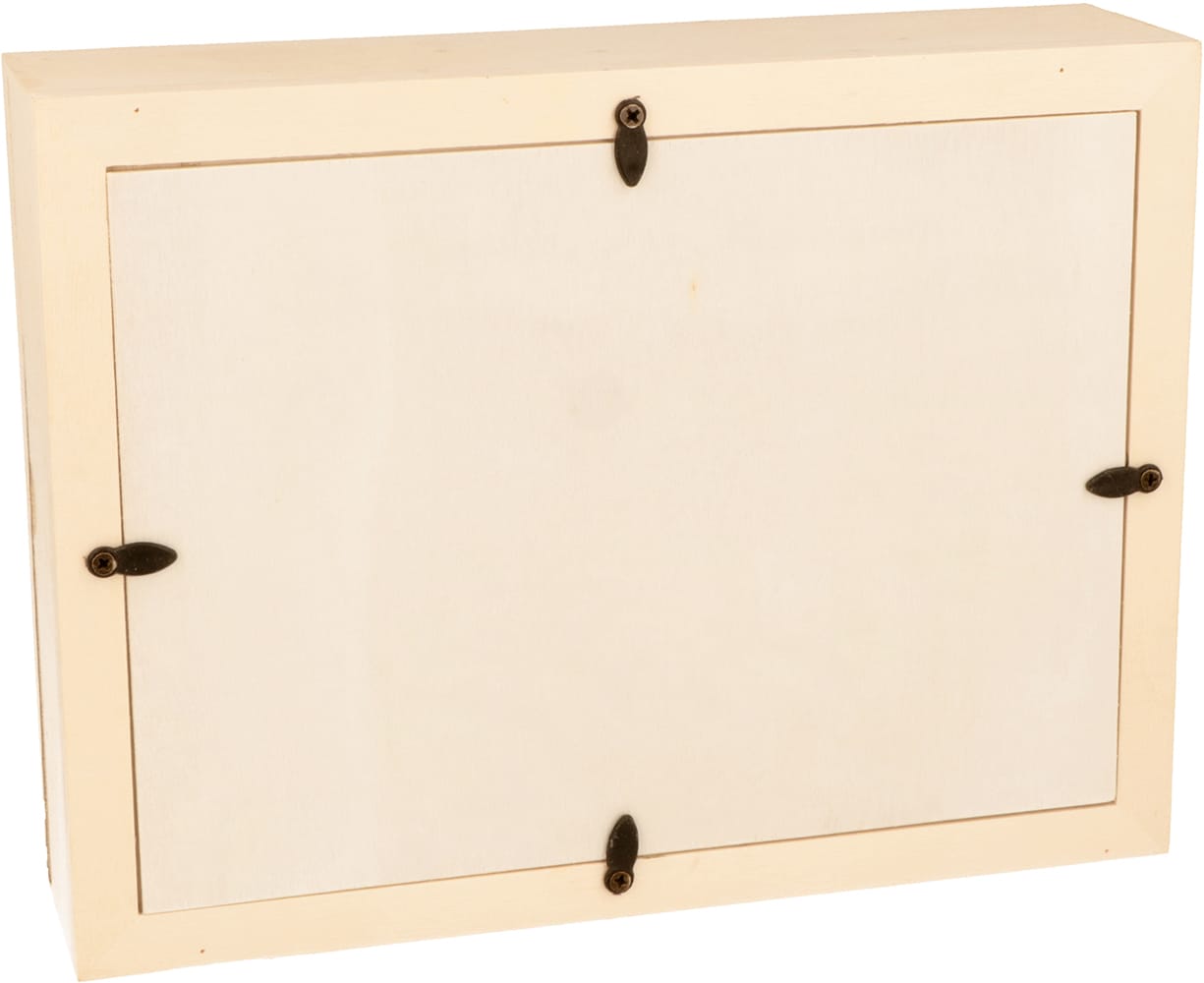Cadre vitrine 3D love en bois 20,3x15 cm - Artemio