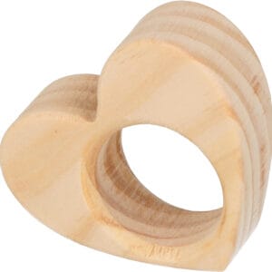 6 ronds de serviette en bois 4,5 cm - Artemio