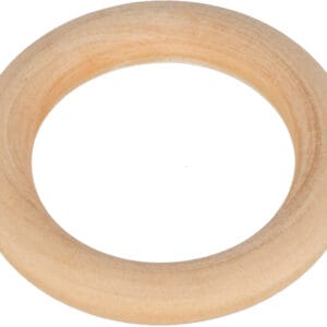 6 ronds de serviette en bois 4,5 cm - Artemio