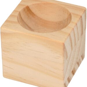 6 coquetiers en bois 5x5 cm - Artemio