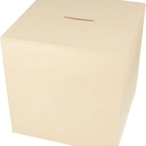 Tirelire cube en bois 15x15 cm -  Artemio