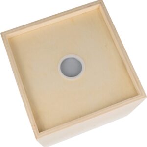 Tirelire cube en bois 15x15 cm -  Artemio