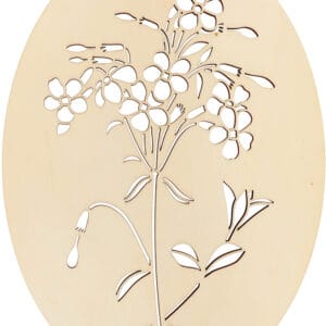 Silhouette médaillon en bois 20x28 cm - Artemio