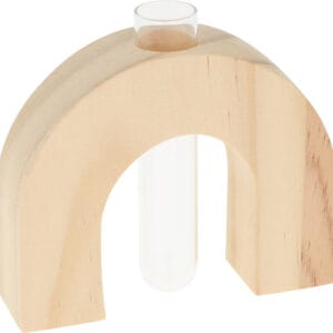 Vase soliflore en bois 11x9,5 cm  - Artemio