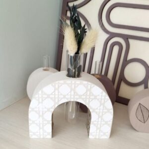 Vase soliflore en bois 11x9,5 cm  - Artemio