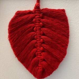 Gabarit feuille en bois 13x15 cm macramé - Artemio