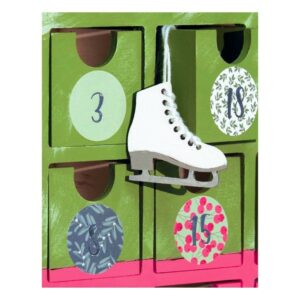 4x3 silhouettes en bois hiver - Artemio