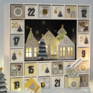 Calendrier de l'Avent niche 34x34x8 cm - Artemio