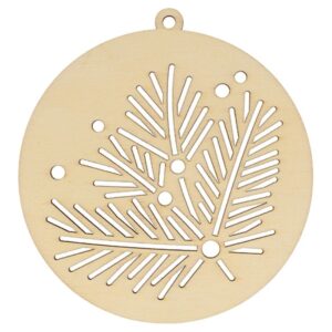 3 silhouettes boules en bois 10 cm - Artemio