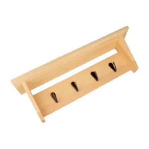 L'étagère porte-manteau 36x11,5x9 cm en bois - Artemio