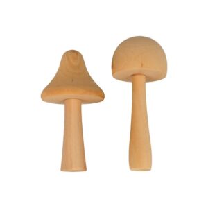 2 champignons en bois - Artemio