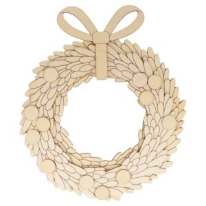 Couronne en relief en bois 28 cm - Artemio