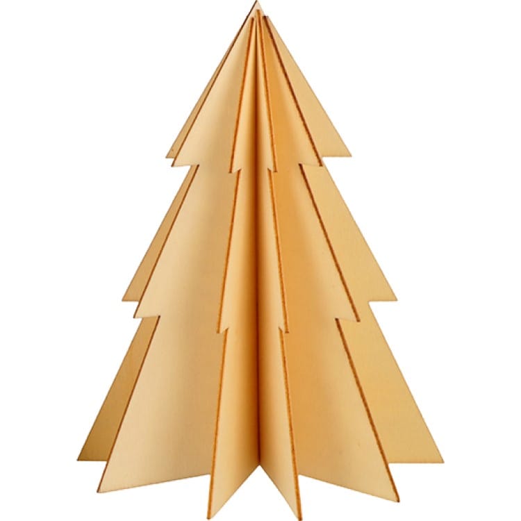 Silhouette 3D sapin 7x9 cm en bois - Artemio