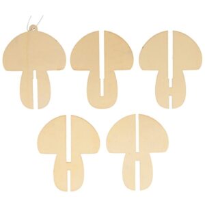 Silhouette 3D champignon 7x9,5 cm en bois - Artemio