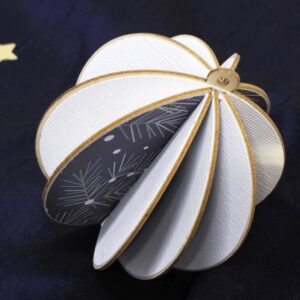 Silhouette 3D boule 7,5x8,5 cm en bois - Artemio