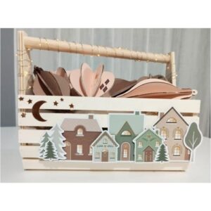 Silhouette 3D boule 7,5x8,5 cm en bois - Artemio