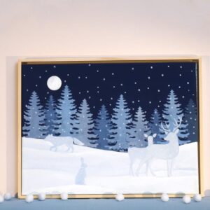 Toile 29x39 cm + cadre - Artemio