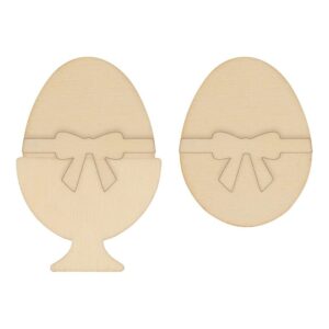18 silhouettes en bois oeuf - Artemio